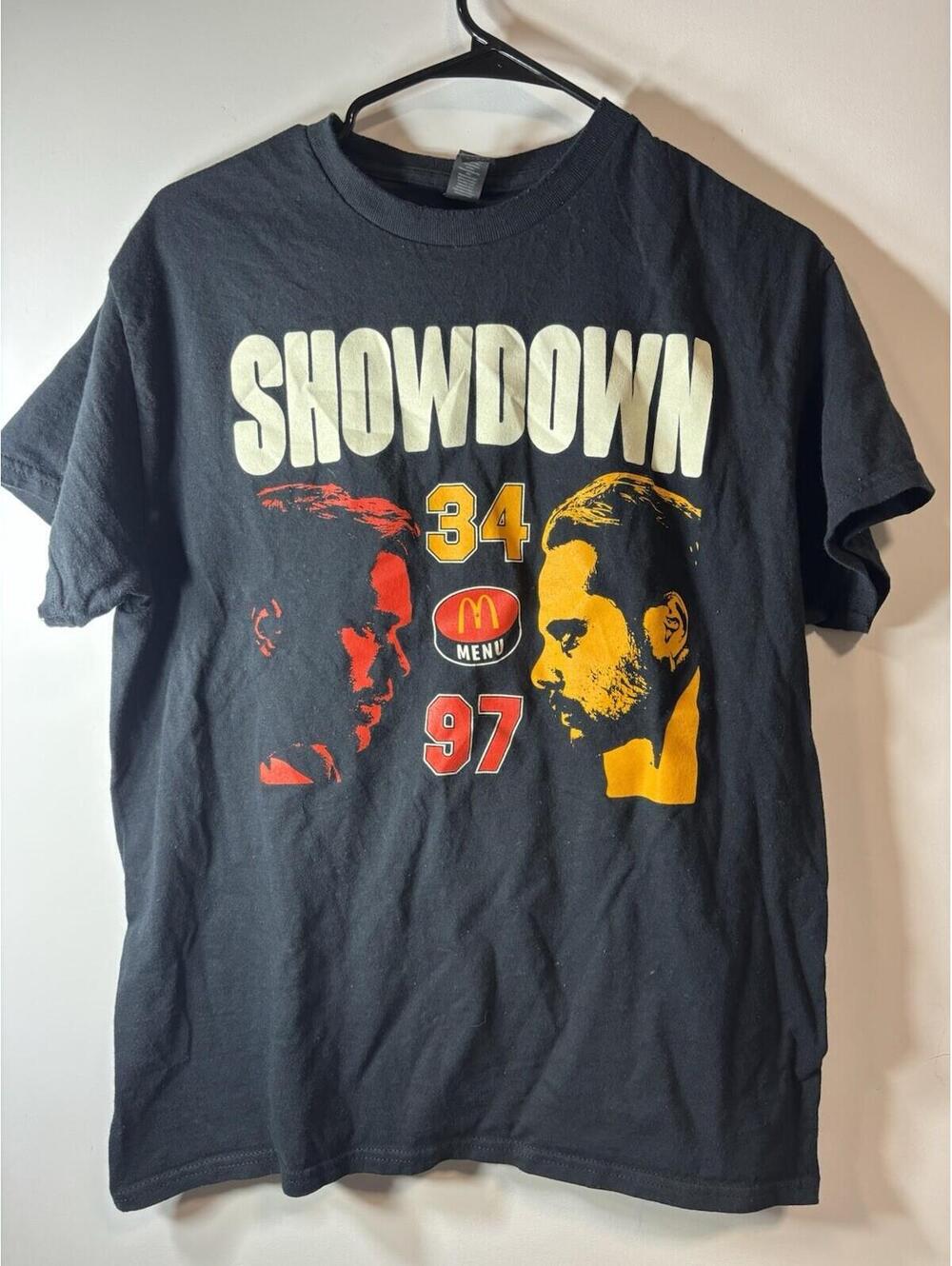 CONNOR MCDAVID VS AUSTON MATTHEWS SHOWDOWN MCDONALD'S T-SHIRT Sz Medium